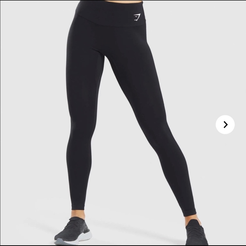 Gymshark full length training leggings in black